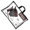 SKIPPI Hobby Horse Blanket and Ear Bonnet - Grey and