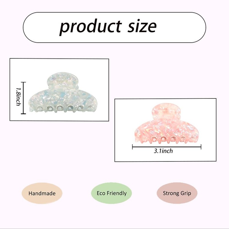 Women's Hair Claw Clip - Suitable for fine and thick