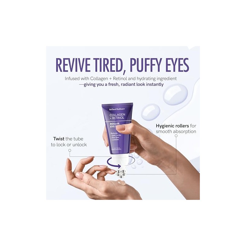Eye Roller – Dermatológicamente Probado, Antiedad, Cuidado De La Piel