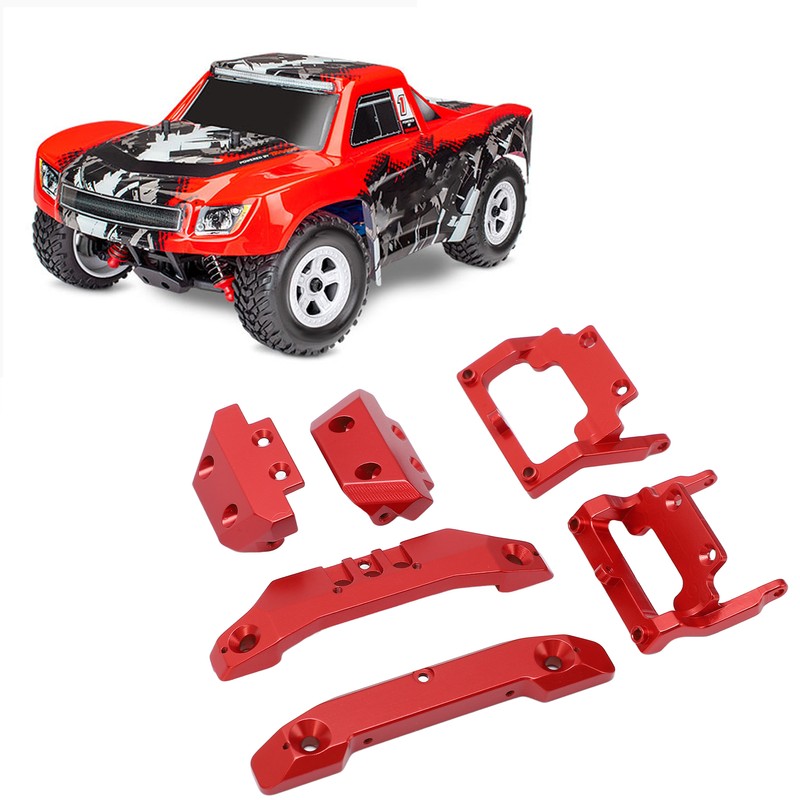 RC 1/18 Bumper Replacement Aluminum Alloy RC Front Rear Bumpers