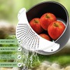 katmerio Pasta Strainer – Straining Aid for Pots and Pans
