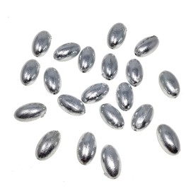 FLADEN Fishing - 20 x Bulk Pack of Pierced Bullet Non-Toxic Drilled In Line Weights Available in 4g 6g 10g 13g 18g 25g and 30g for Ideal for Dead-Bait Pike Float Fishing (18g / 0.63oz)