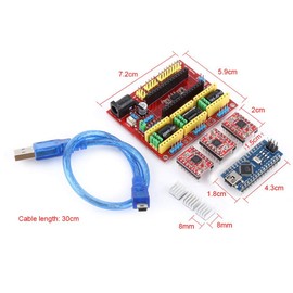Nano 3.0 A4988 Stepper Motor Driver Board for WINGONEER CNC Shield V4+