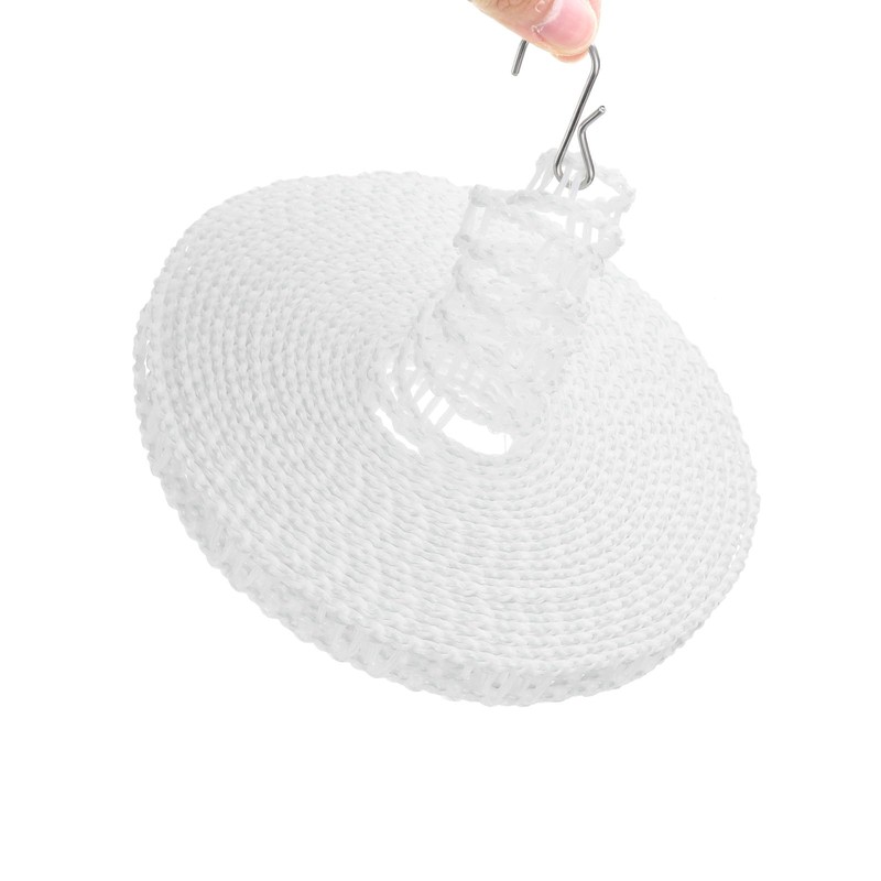 sourcing map Windproof Clothesline, 10M 33ft Plastic Non-Slip Clothes Drying