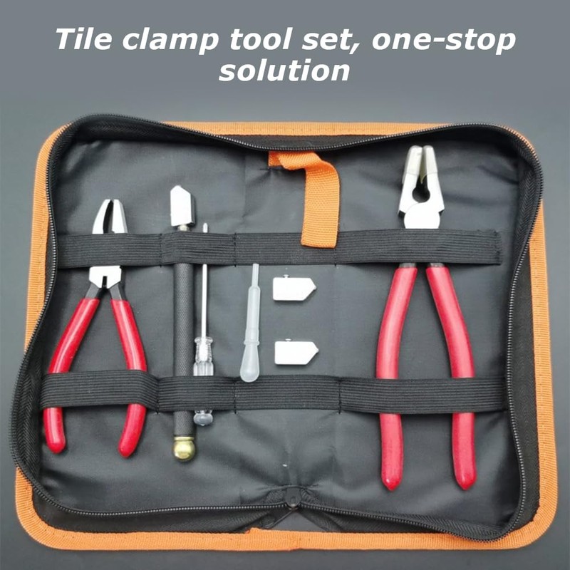 MOTRAIN Heavy Duty Breaker Grozer Pliers and Glass Running Pliers