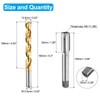 sourcing map Tap and Drill Bit Set, 1pcs 5/8-11 UNC