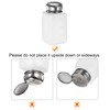 sourcing map 3pcs Solvent Alcohol Dispensers 180ml(6oz) Push Down Liquid