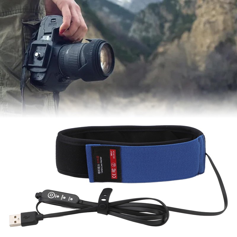 USB Lens Warmer, Lens Heater with 3 Adjustable Temperatures, Dew