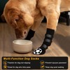 Anti - Slip Dog Football Socks with Adjustable Straps -