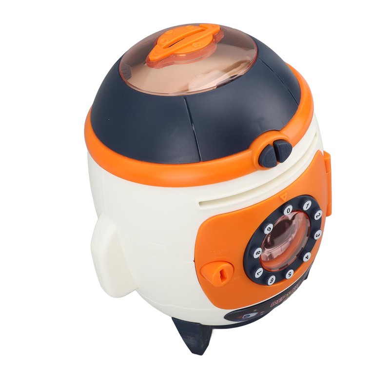 Piggy Bank Rocket Look Lighting Effect Large Capacity Password Money