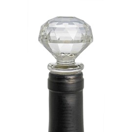 Prodyne Tapón de botella facetado de diamante acrílico