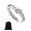 925 Sterling Silver Rings Women Love Knot Rings, Love Rings,