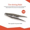 Shinelan #5 9/32 Tire Groover Flat Blades, 18 Pack, for