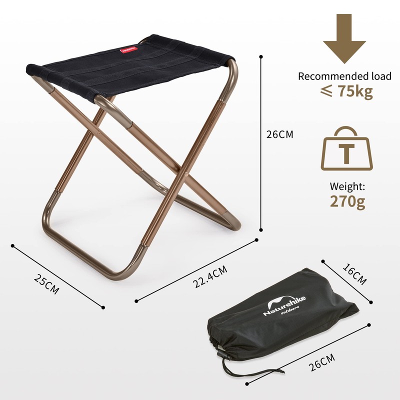 Naturehike Folding Stool Camping Stool Portable Foldable Stool Fold up