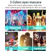 Máscara De Pestañas 5D Roja - 1 Unidad, De Larga