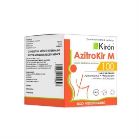 Azitrokir M Suspensión 30ml Kiron Perro Gato