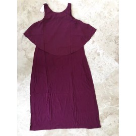 Liz Lang NEW Liz Lange Women’s Maternity Sleeveless Maxi Dress Maroon Color Size XS
