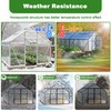Quibbay 6PCS Polycarbonate Greenhouse Panels, 4' x 2' x 0.32''