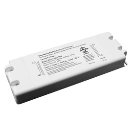 LED Driver 60W Triac Dimmable, Power Supply 100-277V AC to 12V DC, Low Voltage Transformer for Strip Lights, Compatible with Most Lutron & Leviton dimmers, UL Class 2/P Listed