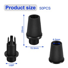 GisWell Pack of 50 strain relief for cables, strain relief lamp cable, cable gland for maximum wire diameter 7 mm, for ceiling light and chandelier wire buckle, home accessories