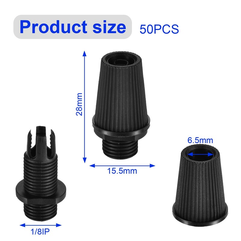GisWell Pack of 50 strain relief for cables, strain relief
