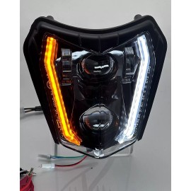 Babolighting LED Headlight DRL Turn Signal Light For KTM EXC XCW 250 350 450 500 SMC R 690