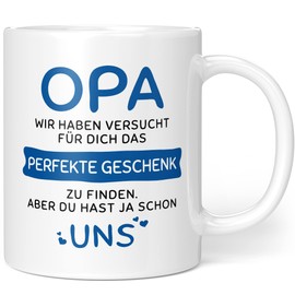 Gift Ideas Grandpa - The Perfect Gift But You Hast Yes Uns - Gifts for Grandpa Mug - Grandfather Grandson Gift Birthday - Ceramic 330 ml