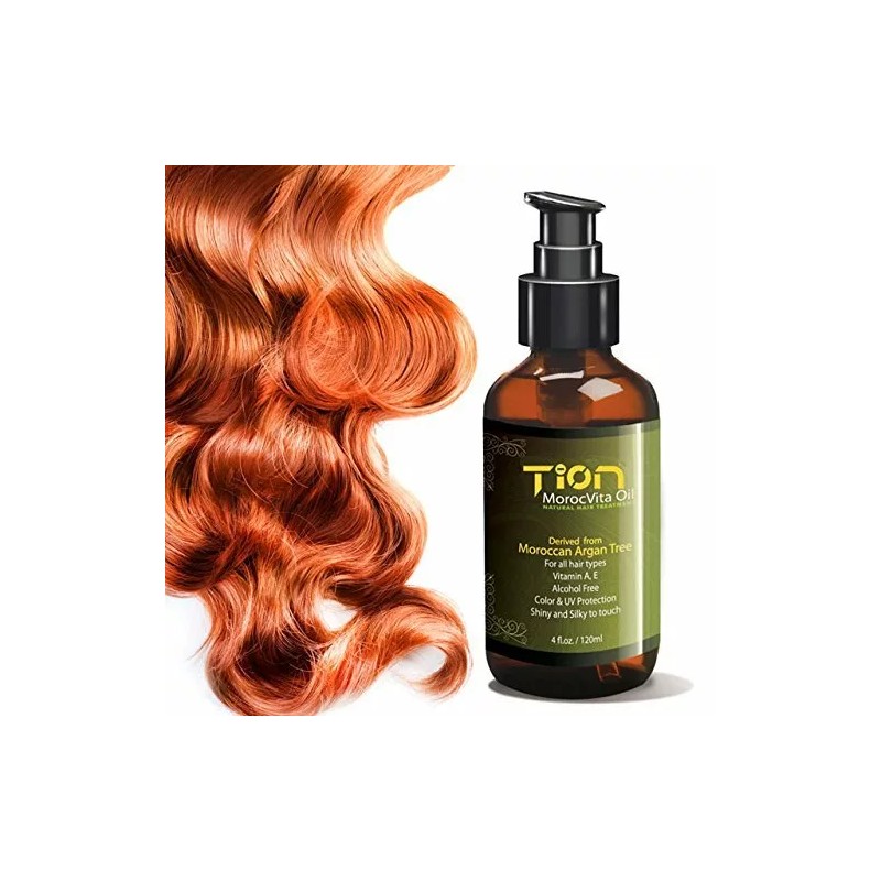 Tion MorocVita Hair Treatment Oil - Natural Argan Oil 4oz/120ml