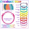 Liliful 30 Set Back to School Bracelets Neon Friendship Bracelets