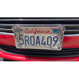 Cruiser Accessories 19003 Palm Tree License Plate Frame, Chrome