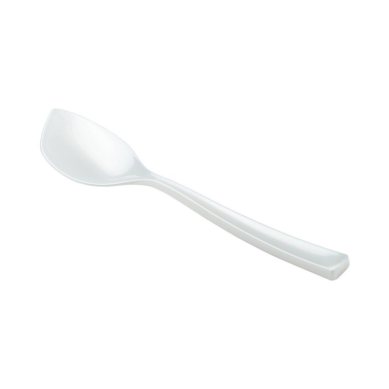4.5 Inch Plastic Spoons, 100 Petal Mini Spoons - Sturdy