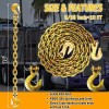 5/16" Transport Binder Chain-G80 Tow Chain with G70 Grab and