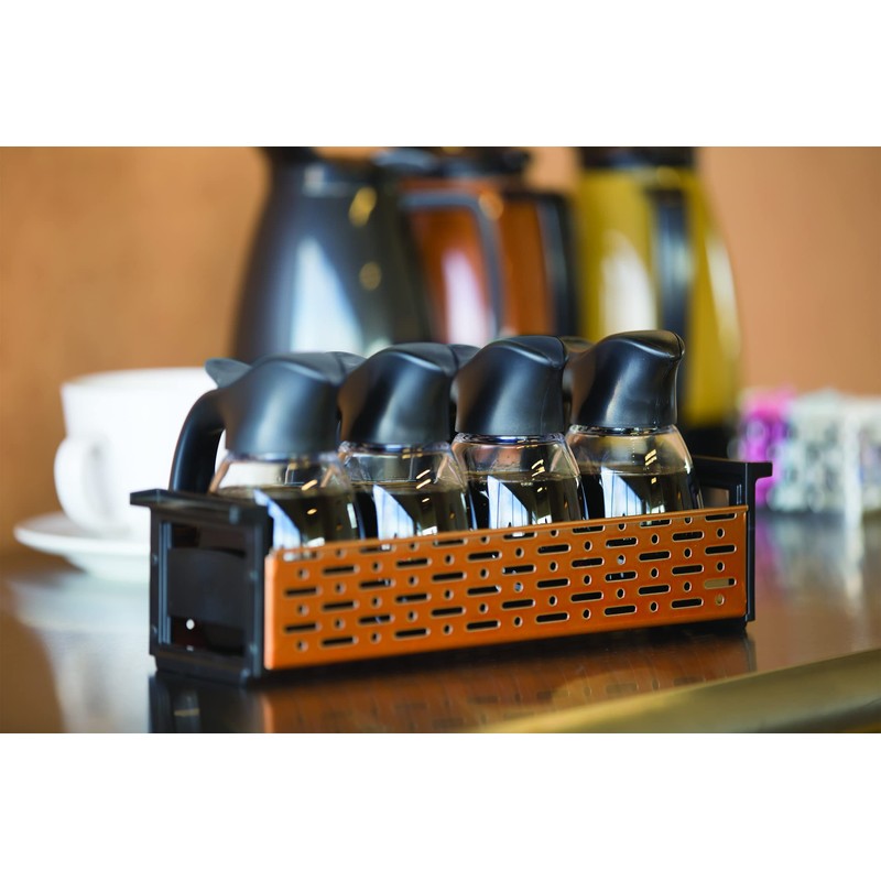 Service Ideas SR10BLC Syrup Dispenser, 10 oz, Black/Clear, BPA free