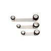 HERRAJES EVI Swivel Door Stop, Large Door Retainer, Stainless Steel,