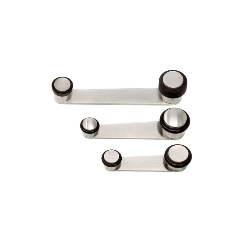 HERRAJES EVI Swivel Door Stop, Large Door Retainer, Stainless Steel,