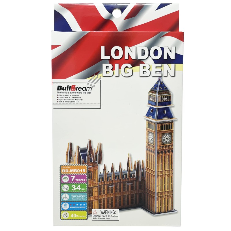 Famous Building 3D Puzzle (Big Ben)