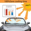 Windshield Sunshade Fit for Mazda MX-5 NC RF Miata 2009-2015,
