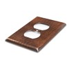 Monarch Pure Copper Hammered Duplex Wall Plate / Switch Plate