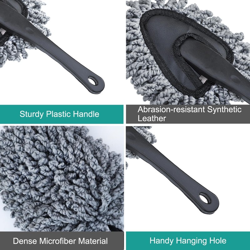 2 Pack Super Soft Microfiber Duster Brush, Dusting Tool, Cleaning