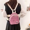 Small Backpack Purse Cute Mini Corduroy Bookbag Toddler Backpack School