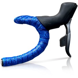 Gear Bar Tape for Road Bikes, Chunky Feel, Thick, EVA + PU Leather, End Cap Included, Bicycle Grip, Grip Tape