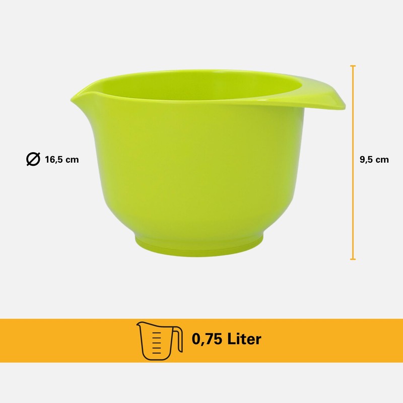 Birkmann Colour Bowls, Mixing and Serving Bowl, Small, 0.75 Litres,