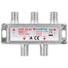 Axing SVE 40-01 4-Way SAT Splitter with DC Passage for