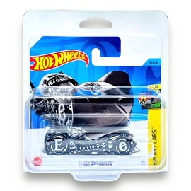 Hot Wheels Cloak and Dagger (Black & White) 10/10 HW Art Cars - 2023-157/250 (Short Card) - Comes in a KLAS Car Holder Case for Collectors - HKH54