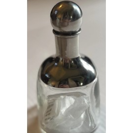 PATRON Margarita Shaker Glass Metal Bottle Cocktail Mixer Tequila Whisky