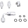 Pyhodi 25 Inch 6AN Power Steering Pump Hose Kit, Nylon