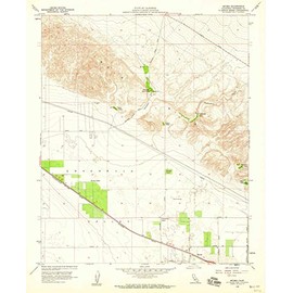 YellowMaps Myoma CA topo map, 1:24000 Scale, 7.5 X 7.5 Minute, Historical, 1958, Updated 1959, 26.9 x 22 in - Paper