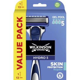 Wilkinson Sword - Hydro5 Skin Protection Regular - Special Pack - 1 Handle and 13 Refill Blades
