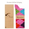 MySocks Unisex Knee High Argyle Socks - 37-41