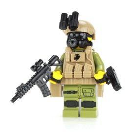Battle Brick 1.6 Inches Tall Marine Expeditionary Unit (MEU) Visit Board Search Seizure Custom Minifigure | Genuine Military Minifig | Legs Printed in USA | Great Gift for Ages 10+ to Adult AFOL